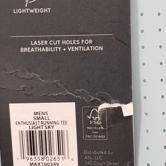 VRST Men's Light Sky Enthusiast Running Tee - Picture 7 of 7